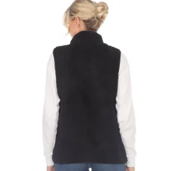 Women's Zip up sherpa vest