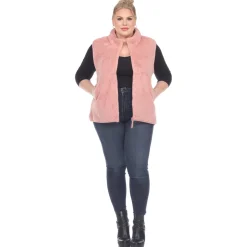 Zip up sherpa vest - Plus