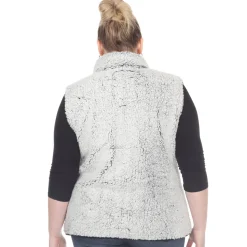 Zip up sherpa vest - Plus