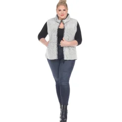 Zip up sherpa vest - Plus