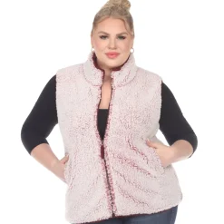 Zip up sherpa vest - Plus